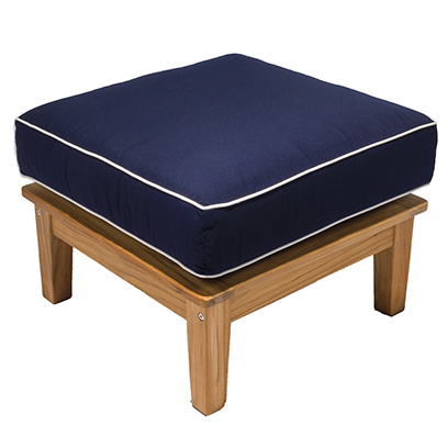 Miami Ottoman in Navy